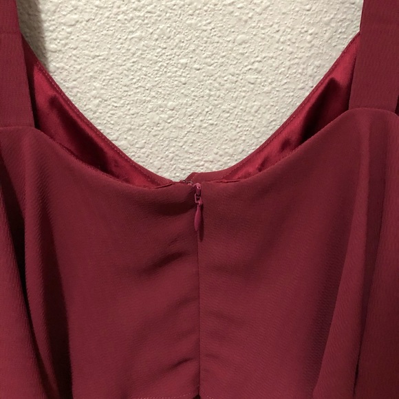 Cooper St. Capulet Drape Dress - 6 - Mulberry - Picture 6 of 8